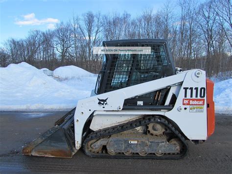 used t110 bobcat compact track loader|bobcat t110 skid steer.